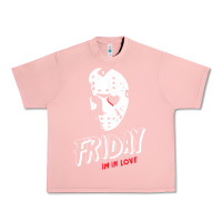 Salmon friday the 13th friday i'm in love vintage style horror halloween t sh Urban Heavy Tee - lanVoArt