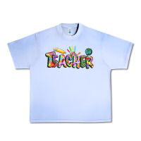 Grape Ice Autism Teacher Urban Heavy Tee - NancyCooperArtShop
