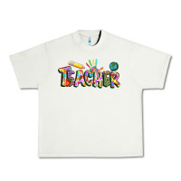 Pistachio Autism Teacher Urban Heavy Tee - NancyCooperArtShop