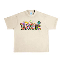 Sandshell Autism Teacher Urban Heavy Tee - NancyCooperArtShop