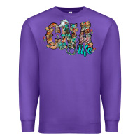 Purple cna life Premium Sweatshirt - RacoonDesign