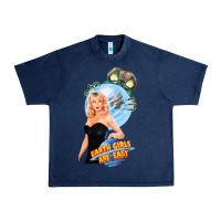 Navy not of this earth girls are easy mixup Urban Heavy Tee - lanVoArt