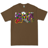 Cacao CMA Certified Medical Assistant Mardi Gras Premium Tee - LillyAllenDesigns
