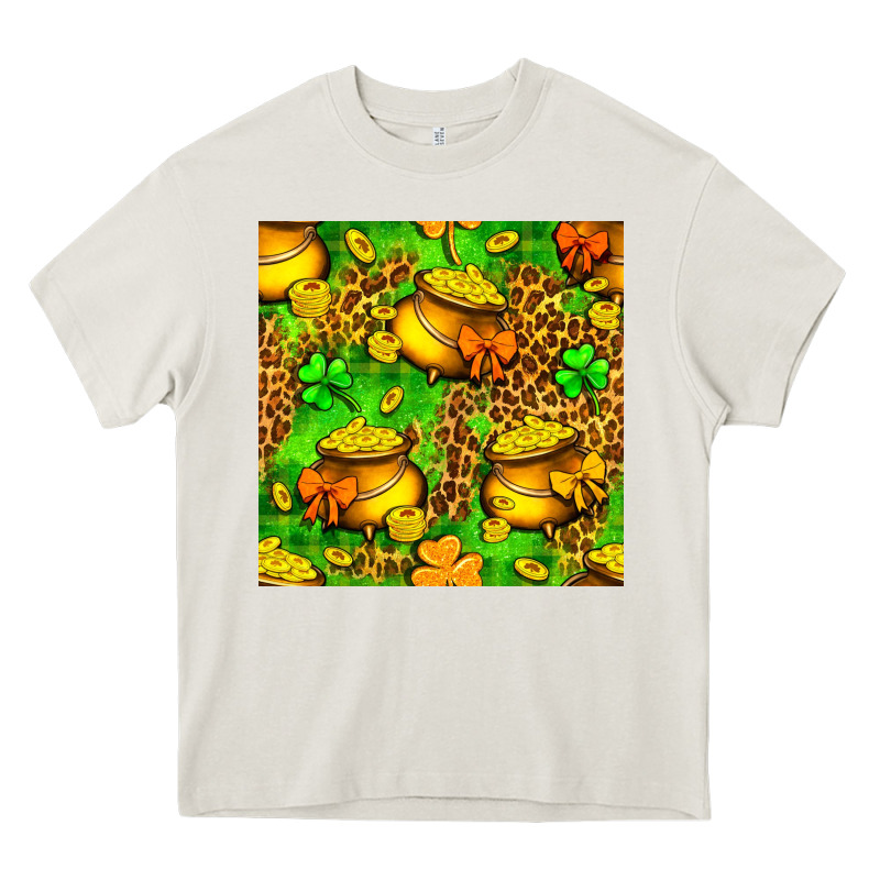 St. Patrick's Pot Of Gold Seamless Pattern Heavy Core Tee by BundleAndBundleShop | Teevron