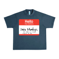 Midnight Navy hello my name is inigo montoya [princess bride] Urban Heavy Tee - lanVoArt