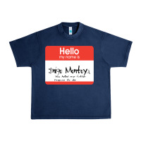 Navy hello my name is inigo montoya [princess bride] Urban Heavy Tee - lanVoArt