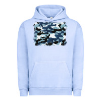 Pigment Grape Ice blue camouflage background Urban Hoodie - BarkalooDesign