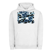 Pigment Lunar Rock blue camouflage background Urban Hoodie - BarkalooDesign