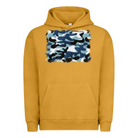 Pigment Peanut Butter blue camouflage background Urban Hoodie - BarkalooDesign