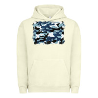 Pigment Pistachio blue camouflage background Urban Hoodie - BarkalooDesign