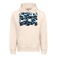 Sandshell blue camouflage background Urban Hoodie - BarkalooDesign