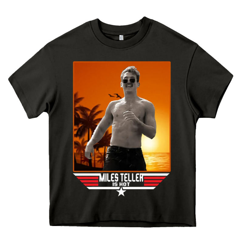 Rooster Topgun Retro Heavy Core Tee by lanVoArt | Teevron