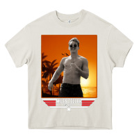 Cream rooster topgun retro Heavy Core Tee - lanVoArt