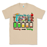 Mushroom battery life of a teacher monday friday Classic Tee - RanaPortraitStore