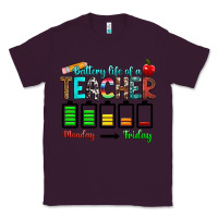 Plum battery life of a teacher monday friday Classic Tee - RanaPortraitStore