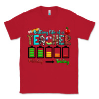 Red battery life of a teacher monday friday Classic Tee - RanaPortraitStore