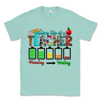 Seafoam battery life of a teacher monday friday Classic Tee - RanaPortraitStore