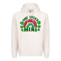 Pale Pink st patricks day one lucky mini Premium Hoodie - RanaPortraitStore