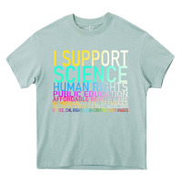 Arona Hot Trend I Support Science Human Rights Public Education Heavy Core Tee - lanVoArt