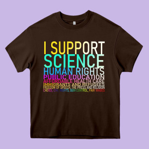 Hot Trend I Support Science Human Rights Public Education Heavy Core Tee Designed By Lanvoart