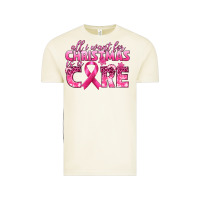 Vintage Arctic all i want for christmas is a cure breast cancer Vintage Tee - texasbilliewilder