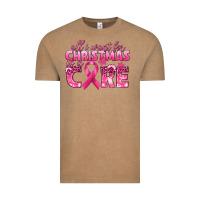 Vintage Coffee all i want for christmas is a cure breast cancer Vintage Tee - texasbilliewilder