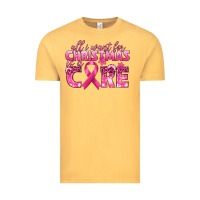 Vintage Mustard all i want for christmas is a cure breast cancer Vintage Tee - texasbilliewilder