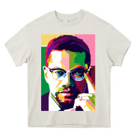 Cream malcolm x Heavy Core Tee - lanVoArt