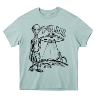 Arona the alien paul Heavy Core Tee - lanVoArt