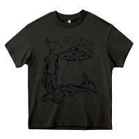 Asphalt the alien paul Heavy Core Tee - lanVoArt