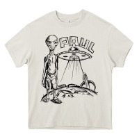 Cream the alien paul Heavy Core Tee - lanVoArt