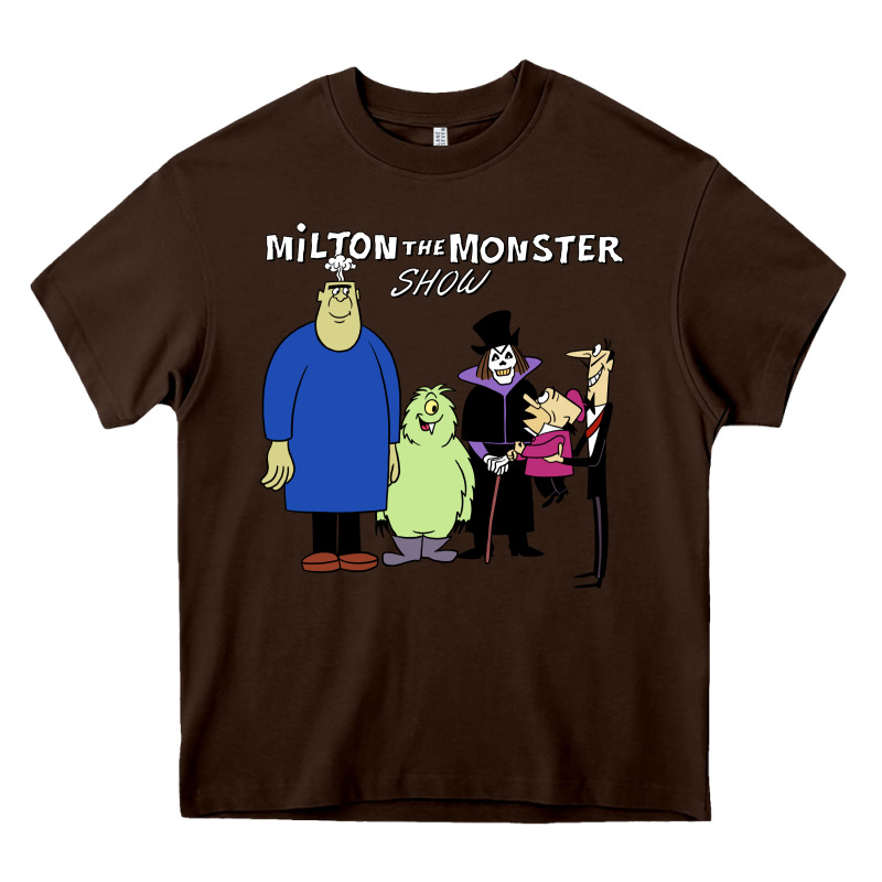 60s Milton The Monster Show Characters And Logotype Heavy Core Tee by lanVoArt | Teevron