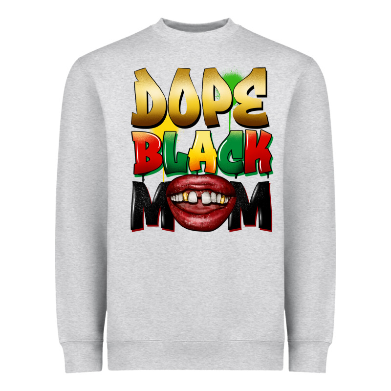 Dope Black Mom Heavyweight Sweatshirt by FaDigitalArtStudio | Teevron