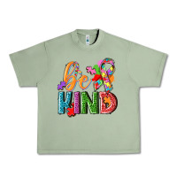 Oil Green Autism be kind Urban Heavy Tee - NancyCooperArtShop