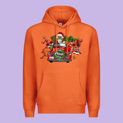 Merry Christmas Truck Gnomies Premium Hoodie Designed By Fadigitalartstudio
