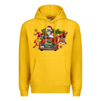 Lemon merry christmas truck gnomies Premium Hoodie - FaDigitalArtStudio