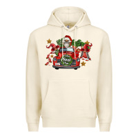 Tofu merry christmas truck gnomies Premium Hoodie - FaDigitalArtStudio