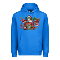 True Royal merry christmas truck gnomies Premium Hoodie - FaDigitalArtStudio
