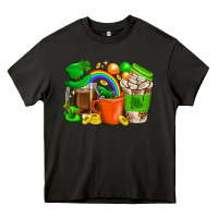 Asphalt St. Patricks Day Coffee Cups Heavy Core Tee - BundleAndBundleShop
