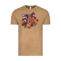 Vintage Camel America afro girl sneakers Vintage Tee - RanaPortraitStore