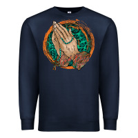 Navy god bless you Premium Sweatshirt - RacoonDesign