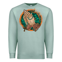 Seafoam god bless you Premium Sweatshirt - RacoonDesign