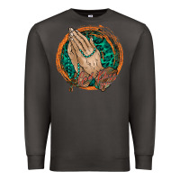 Smoke god bless you Premium Sweatshirt - RacoonDesign