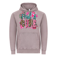 Vintage Zinc Find a cure Cancer Awareness Vintage Hoodie - HowdyJamesFarm