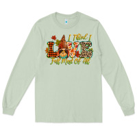 Matcha i think i love fall most of all Long Sleeve Tee - CowGirlArtShop
