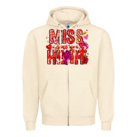 Sandshell Mis Steal Your Heart Zipper Hoodie - CowhideDigitalArt