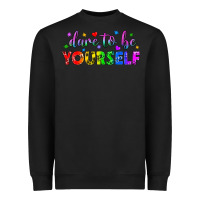 Black Western Dare To Be Yourself LGBTQ Heavyweight Sweatshirt - BundleAndBundleShop