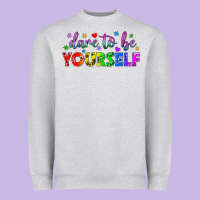Western Dare To Be Yourself Lgbtq Heavyweight Sweatshirt Designed By Bundleandbundleshop