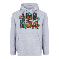 Heather Grey yee haw Heavyweight Hoodie - RacoonDesign