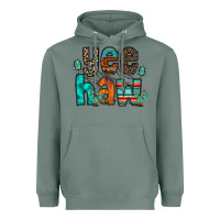 Sage yee haw Heavyweight Hoodie - RacoonDesign